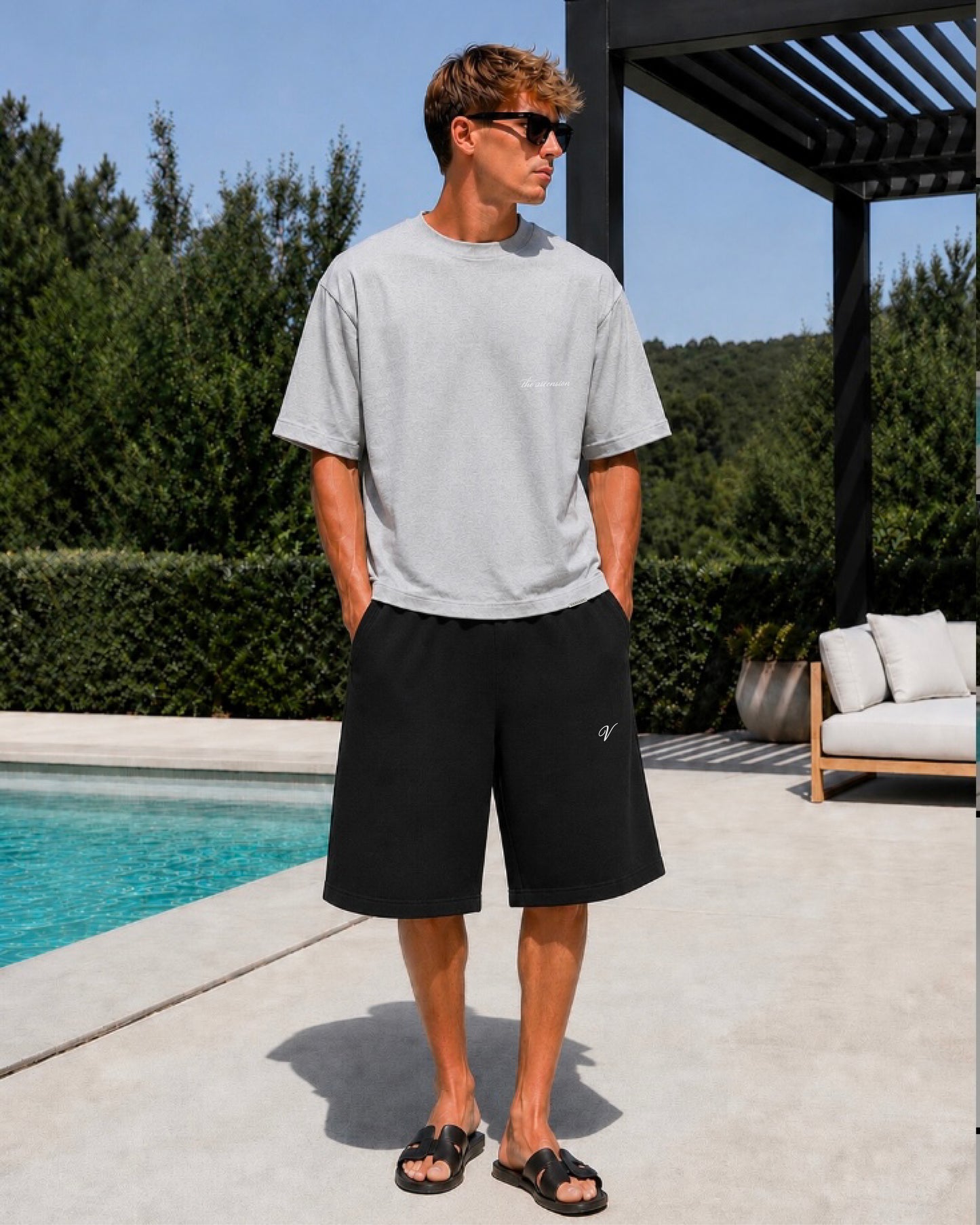 THE ASCENCION GREY T-SHIRT